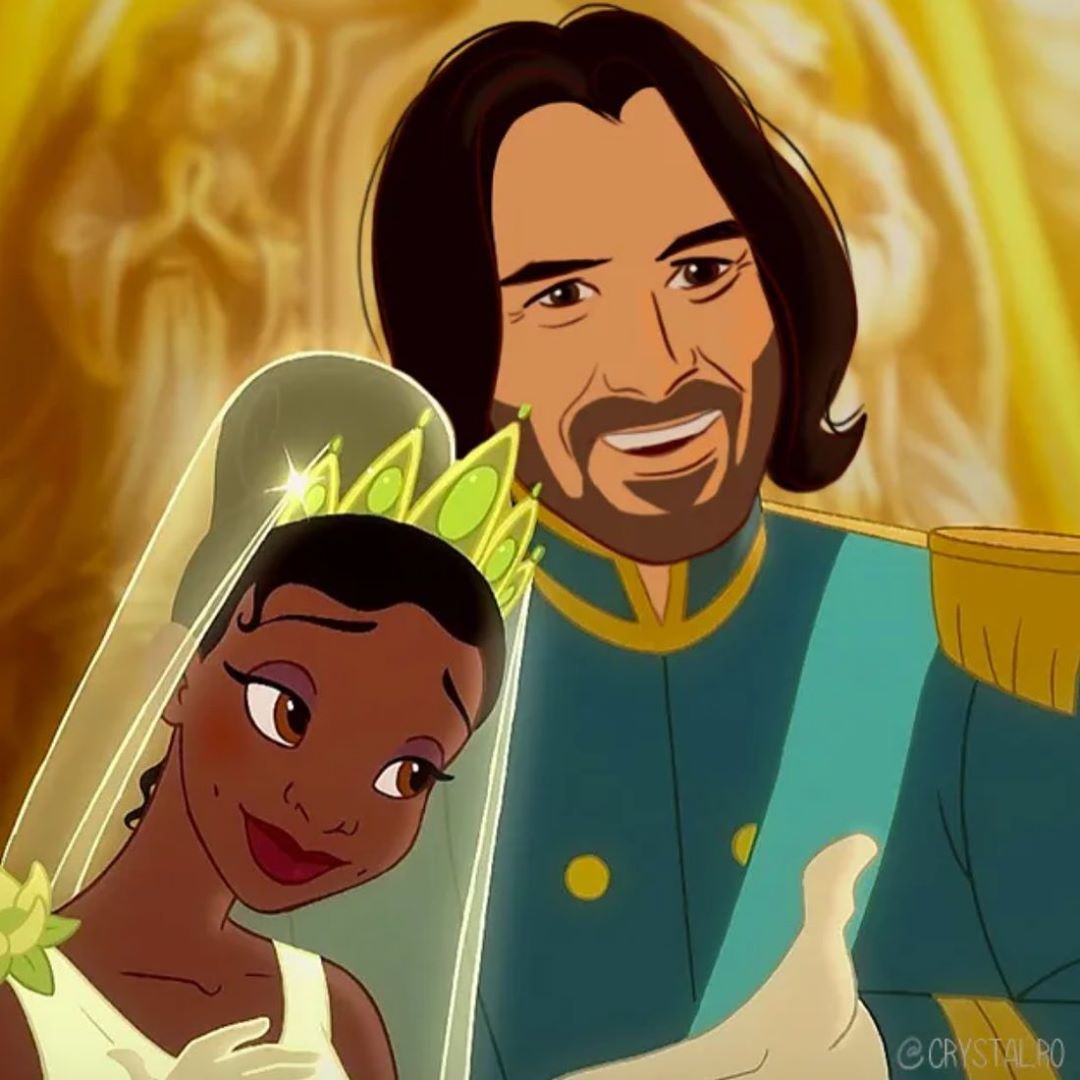 Keanu Reeves as Disney Princes