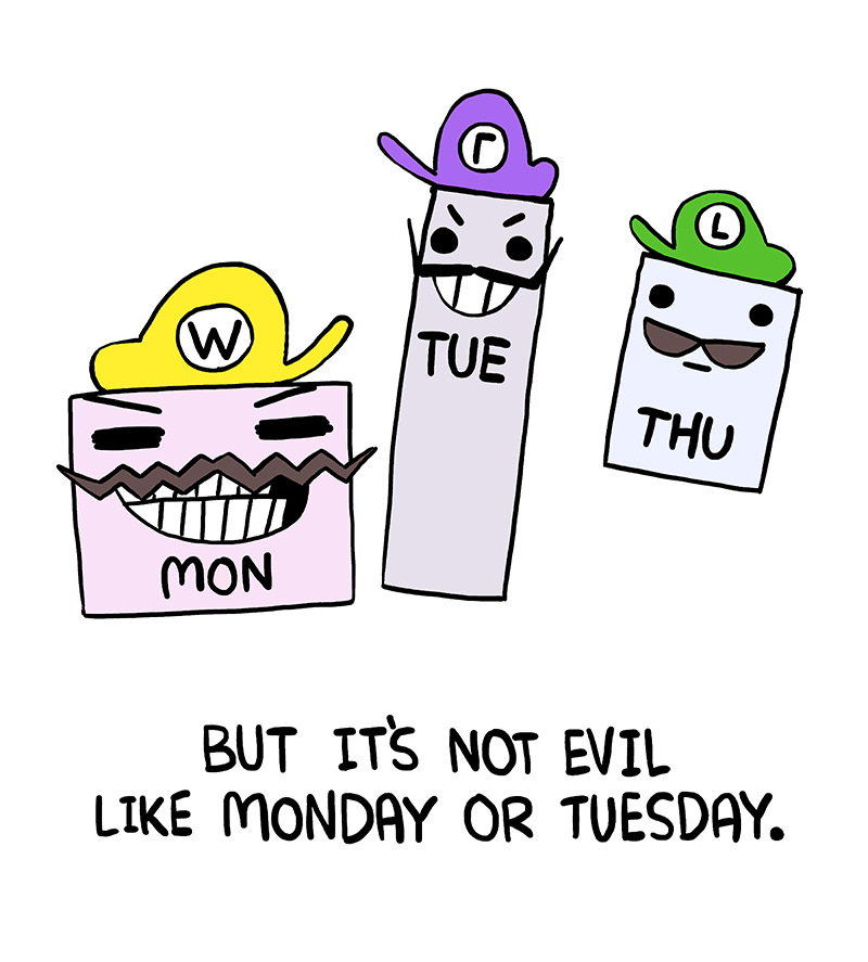 Thursday is Luigi