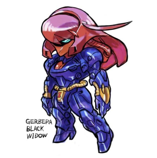 Gundam x Marvel Crossover Fan Art