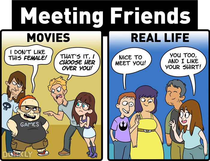 Nerdy Relationships: Movies vs Real Life