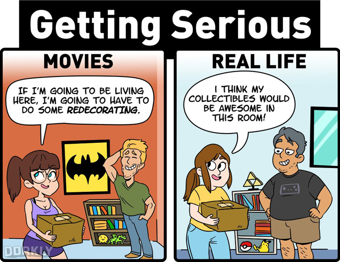 Nerdy Relationships: Movies vs Real Life