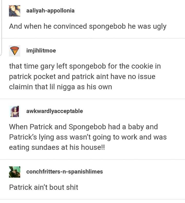 Patrick Was a Fake Friend to Spongebob