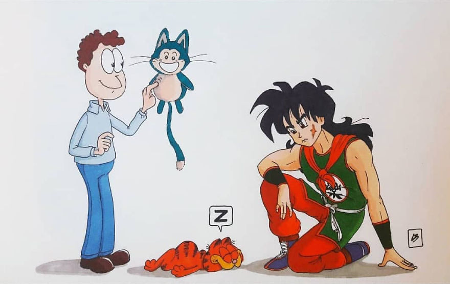 Cartoon Characters Swap Pets