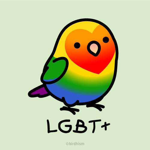 Happy Pride Month Birds