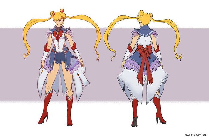 Sailor Moon Fan Art Redesigns