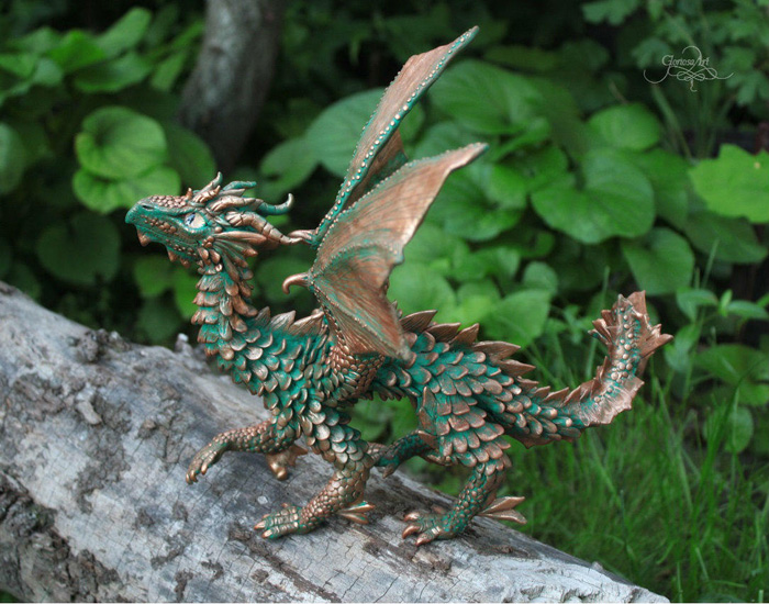 Handmade Dragon Sculptures