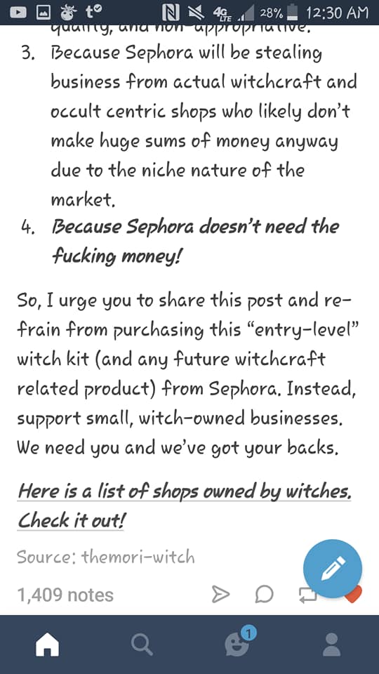 Reasons to Not Buy Sephoras Witch Kits
