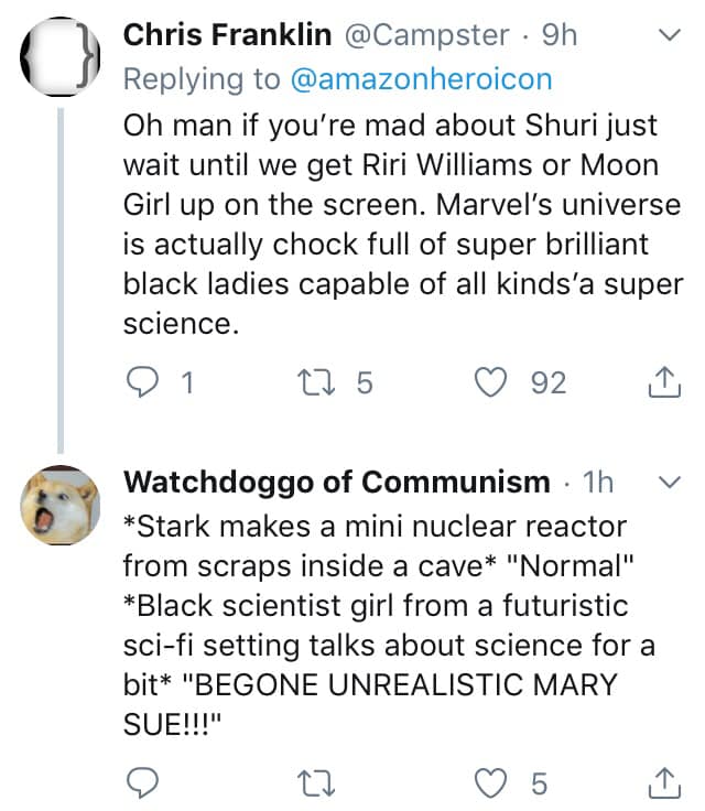 People Respond to Stupid Tweet Saying Shuri Isnt Smart