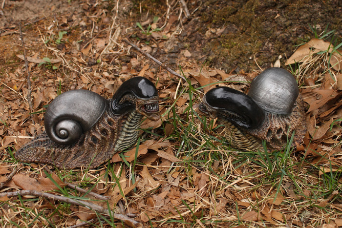 Snailien Sculpture Alien Xenomorph Giger Snail