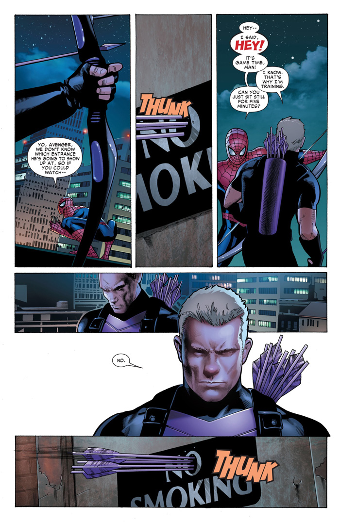 Hawkeye & Spider-Man Comic