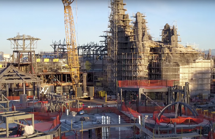 Construction Progress at Disneys Star Wars Park