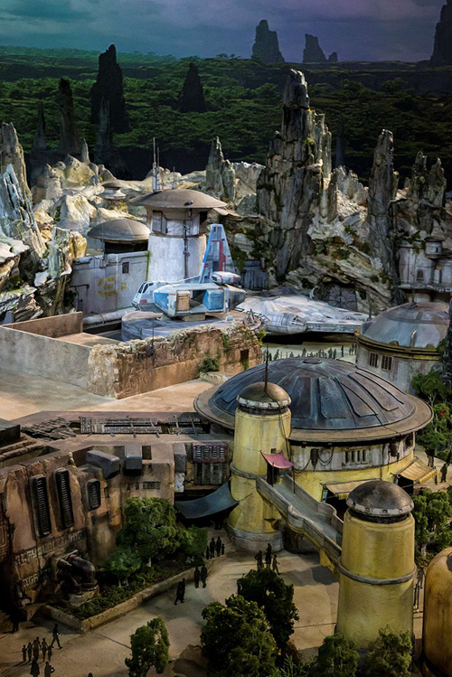 Construction Progress at Disneys Star Wars Park