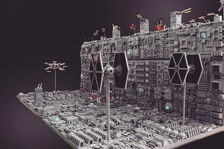 LEGO Star Wars Death Star Trench Run