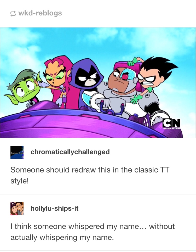 Teen Titans Drawn in Classic Styles