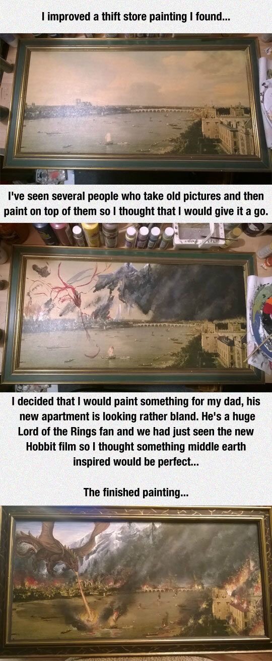 Improved Thrift Store Painting