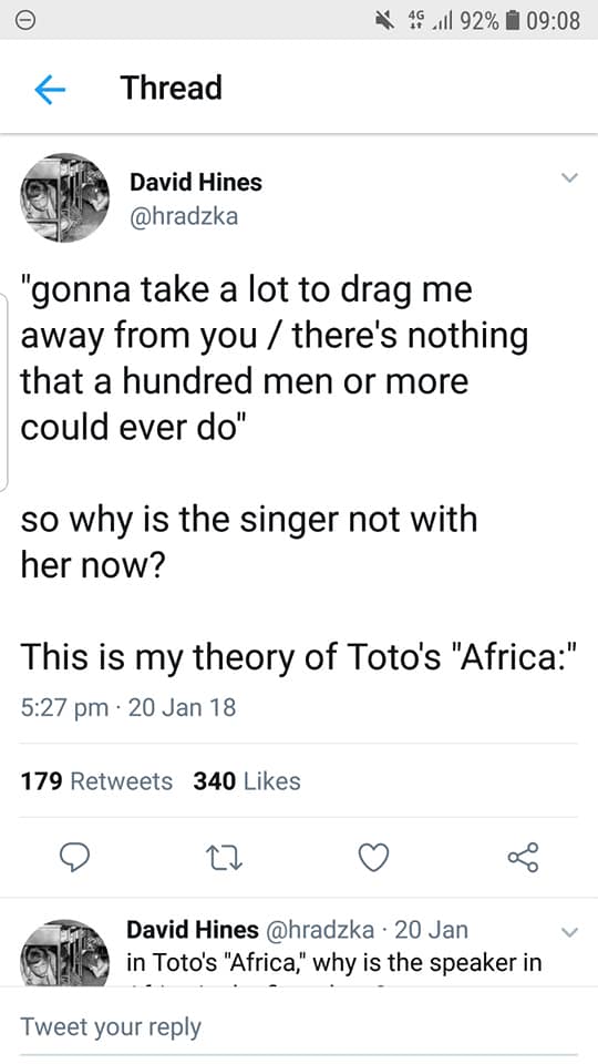 Occult Theory of Totos Africa