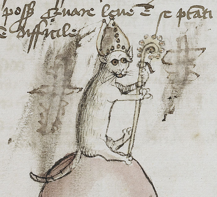 Hilariously Ugly Medieval Cat Paintings