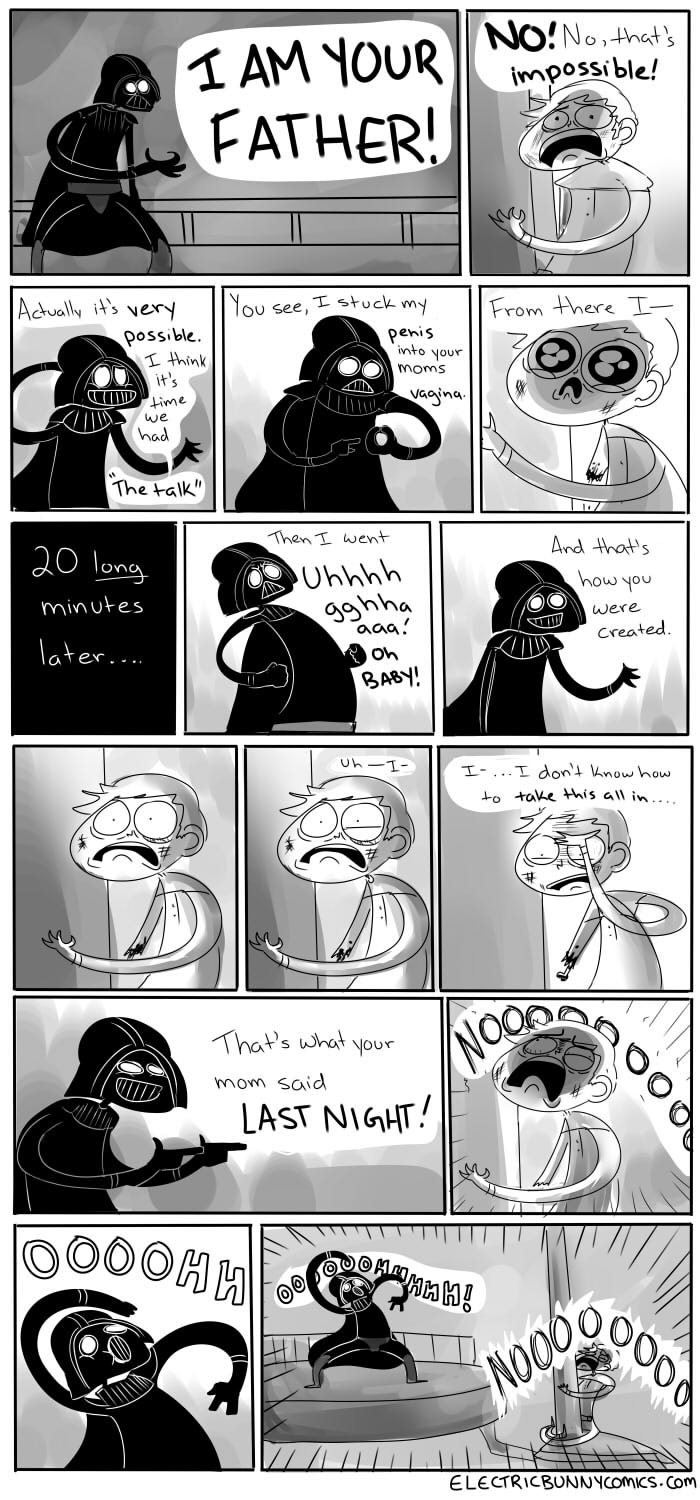 Vader Gives Luke The Talk