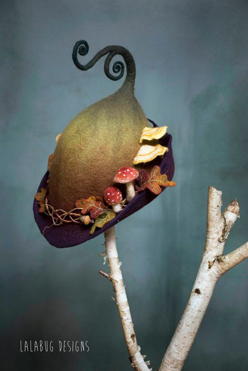 Whimsical Felted Hats