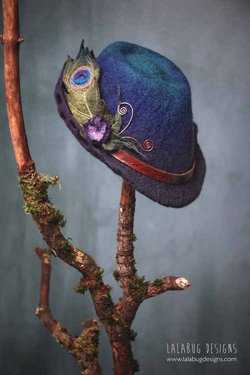 Whimsical Felted Hats