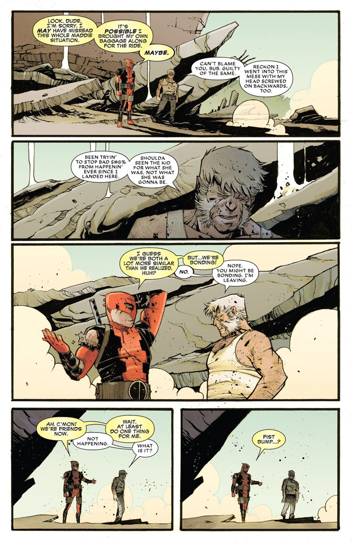 Deadpool & Wolverine Fist Bump