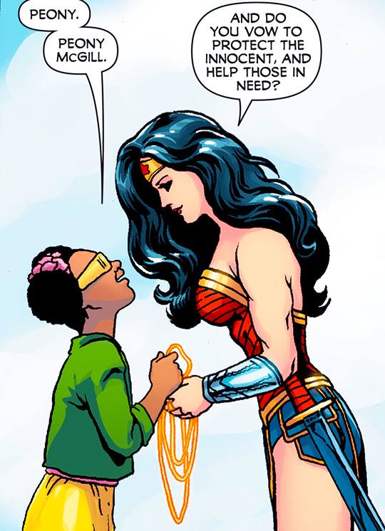 Wonder Woman & Star-Blossom Comic