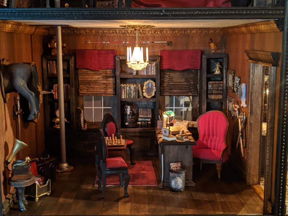 Addams Family Miniature House