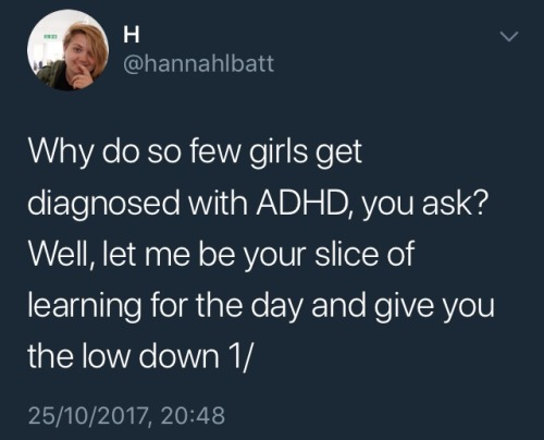 Why So Few Girls Are Diagnosed With ADHD