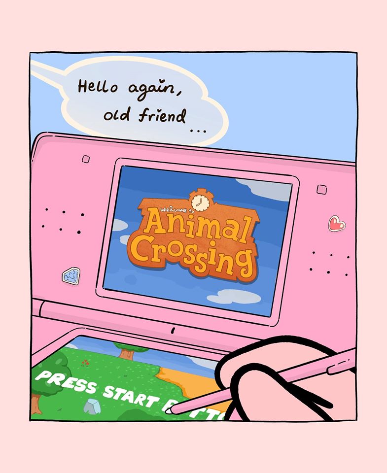 Playing Animal Crossing Again Comic