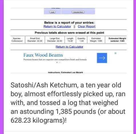 Ash Ketchum from Pokemon is Strong AF