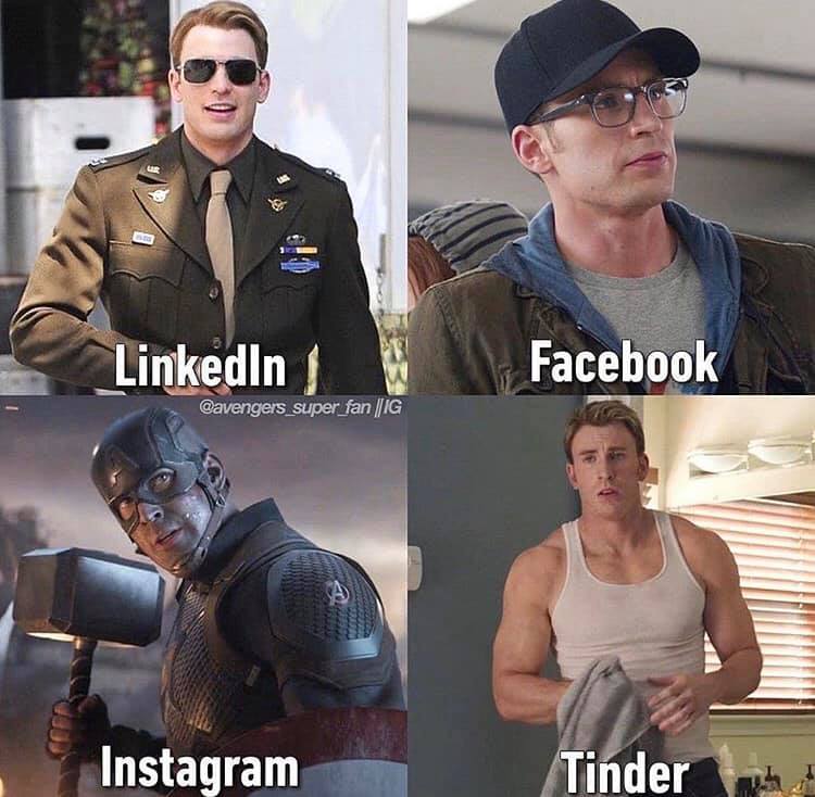Avengers Social Media Photos