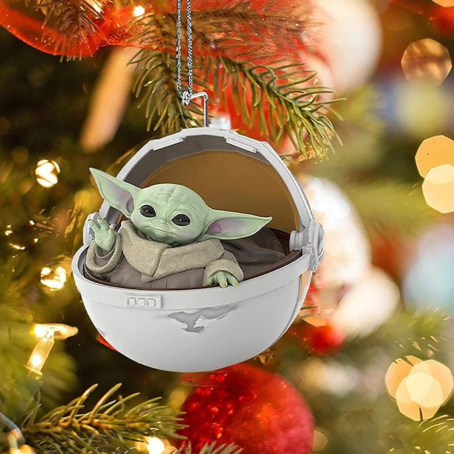 Baby Yoda from The Mandalorian Doll Christmas Ornament