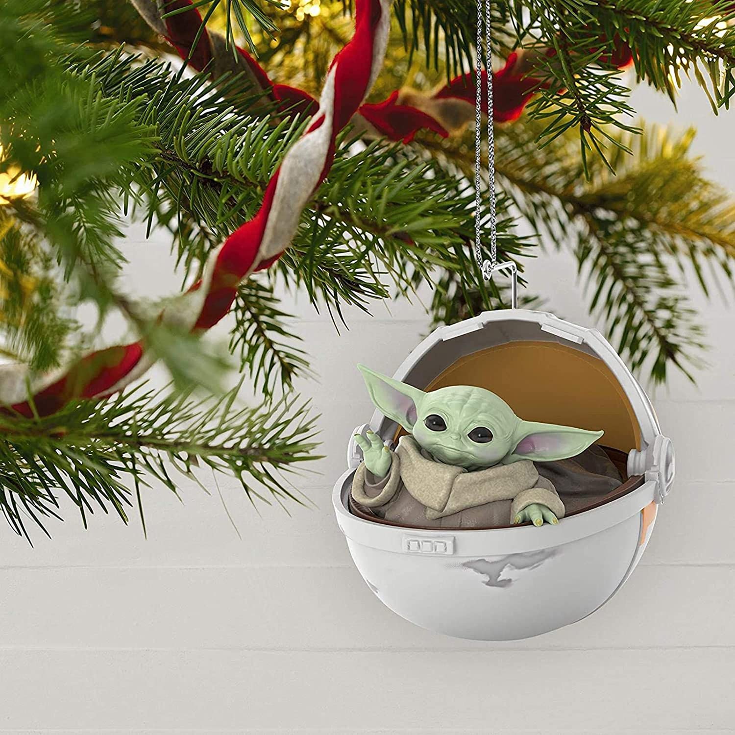 Baby Yoda from The Mandalorian Doll Christmas Ornament