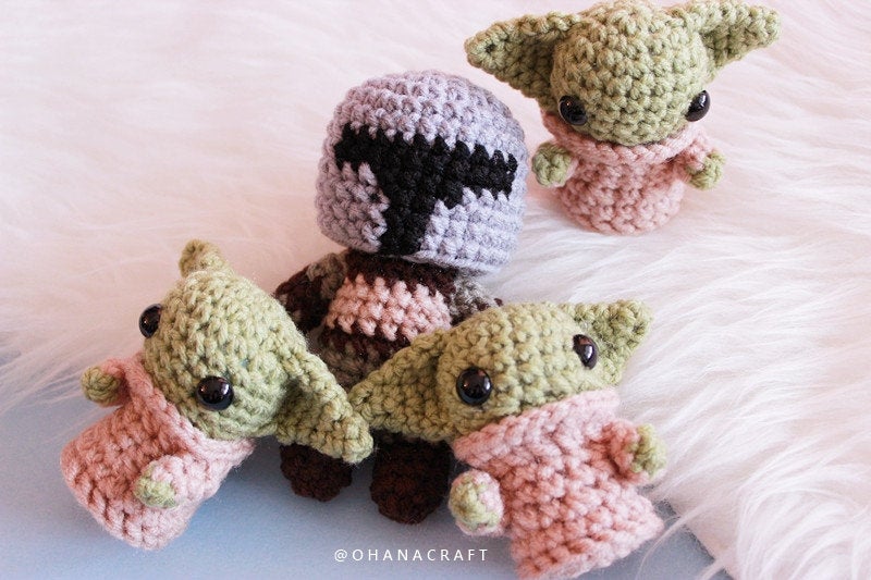 Crochet Baby Yoda Dolls