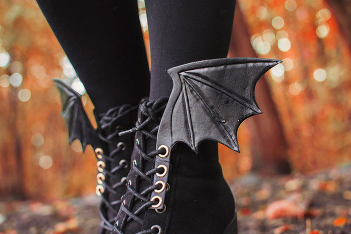 Bat Shoe Wings Accessory