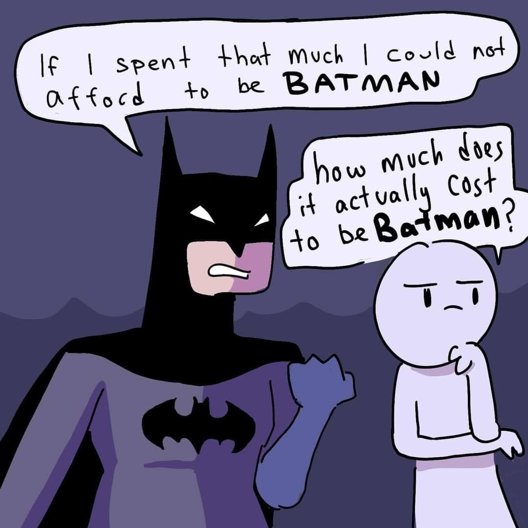 Batman is a Bad Guy Comic