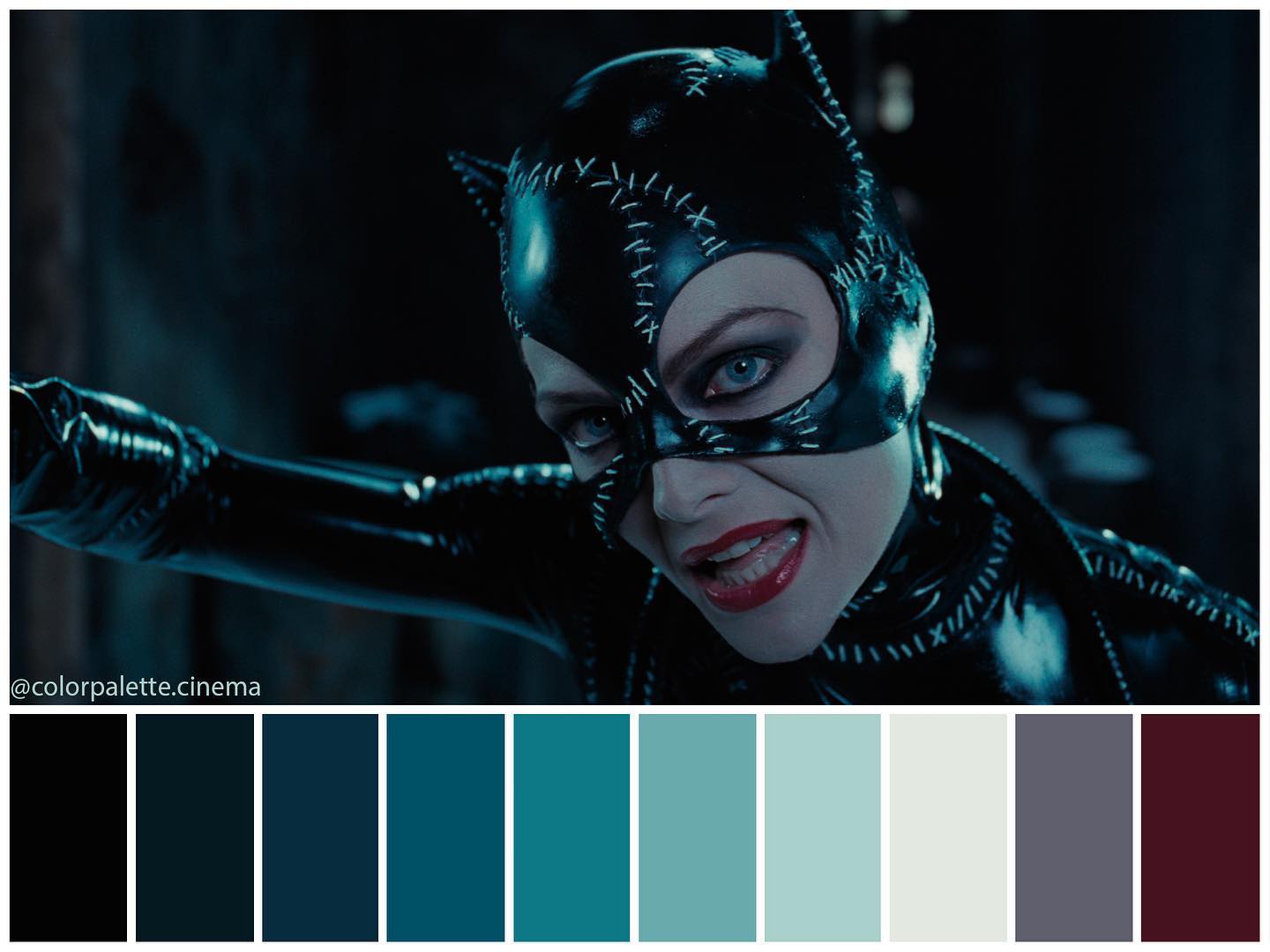 Batman Returns Color Palette