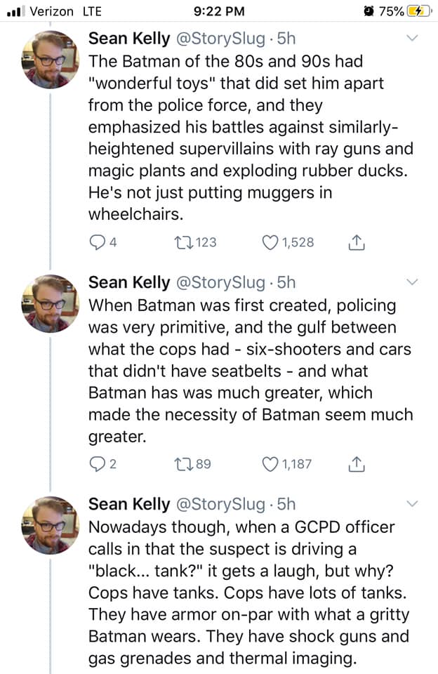 The Problem with Dark and Gritty Batman Movies