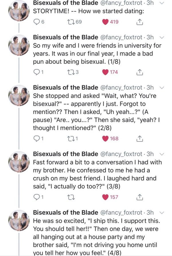 Bisexuals of the Blade Wedding