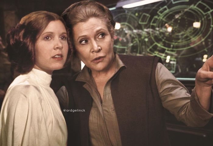 Celebs Photoshopped With Their Younger Selves