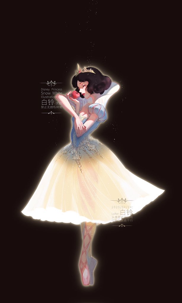 Disney Princesses as Ballerinas Fan Art