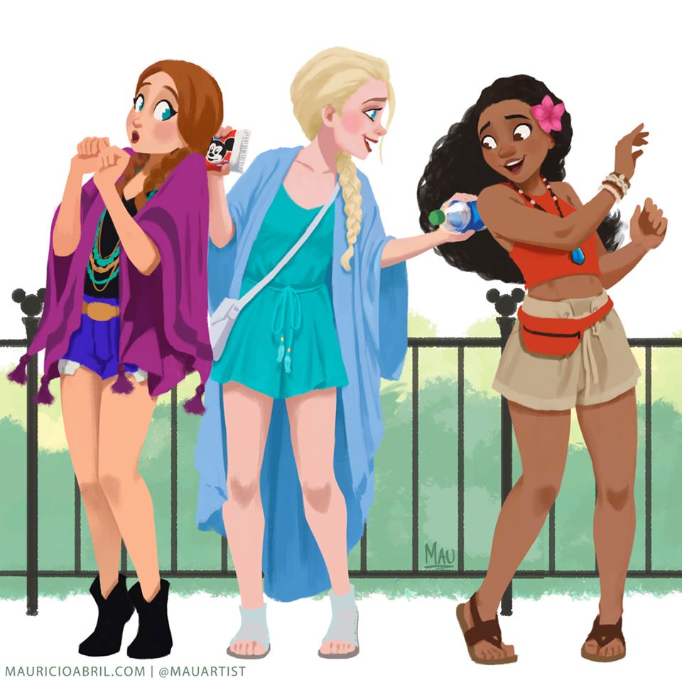Disney Girls Fan Art