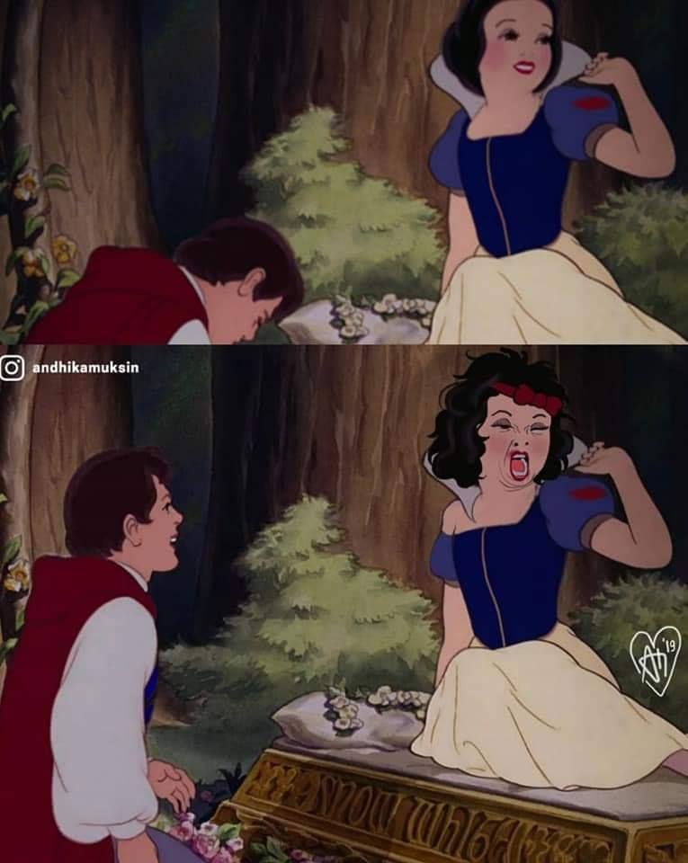 If Disney Princesses Had Real Life Reactions