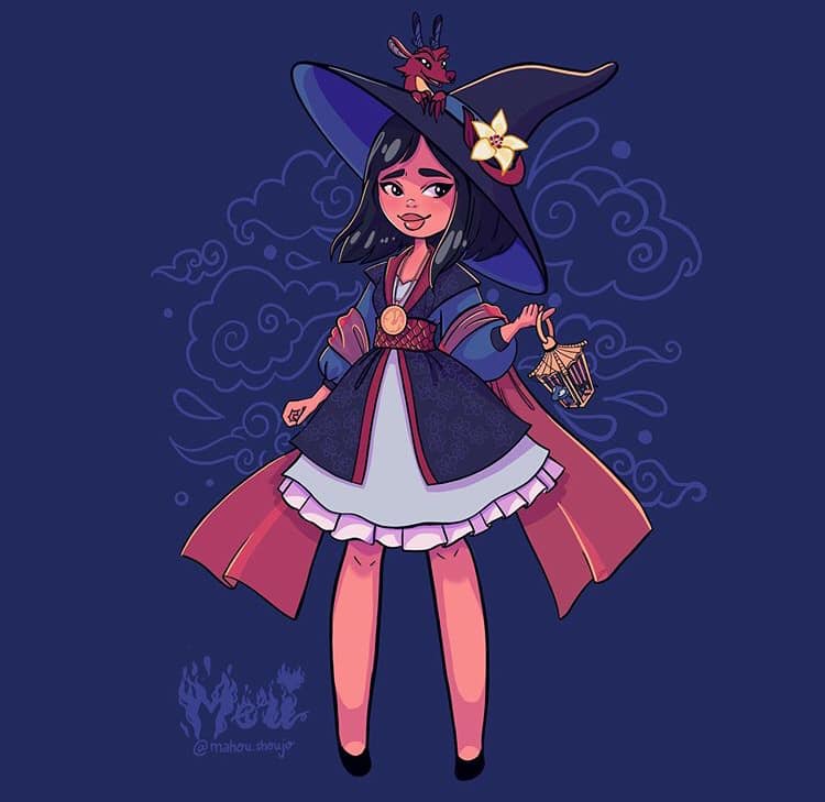 Disney Witch Princess Fan Art