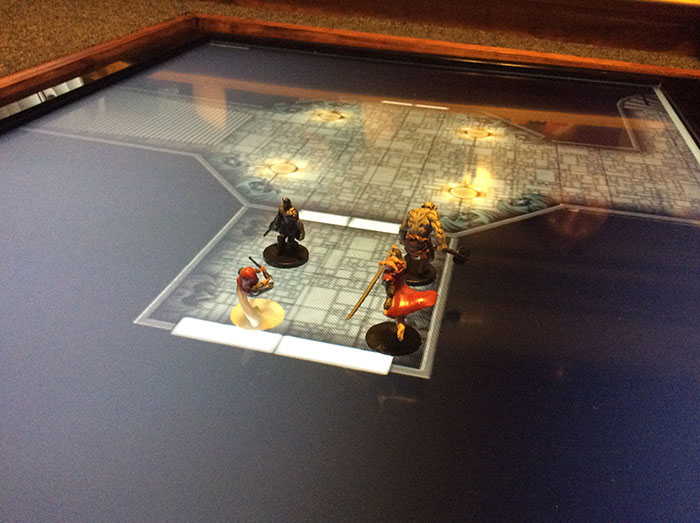 Dungeons & Dragons Table With Built in TV
