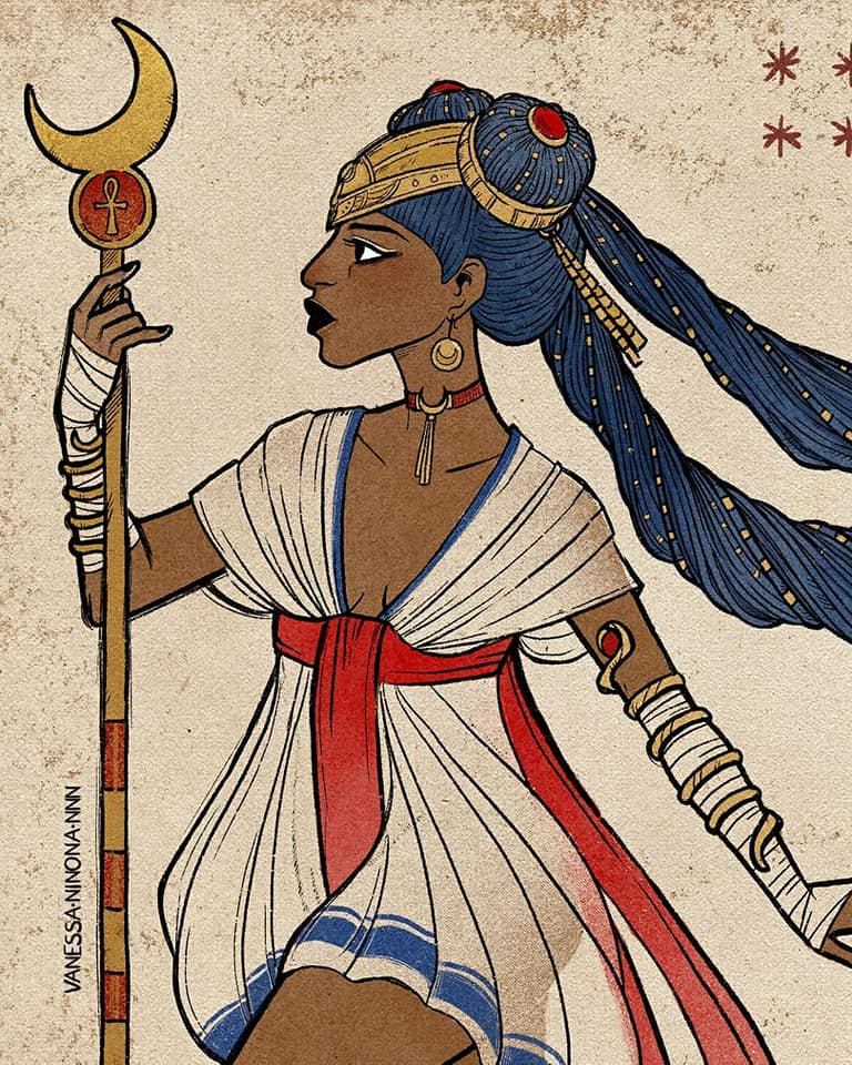 Egyptian Sailor Moon Fan Art