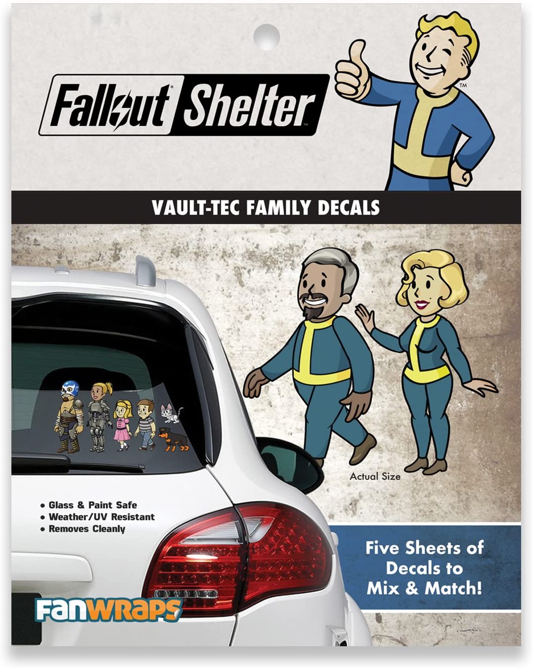 Fallout Vault-Tec Family Decals