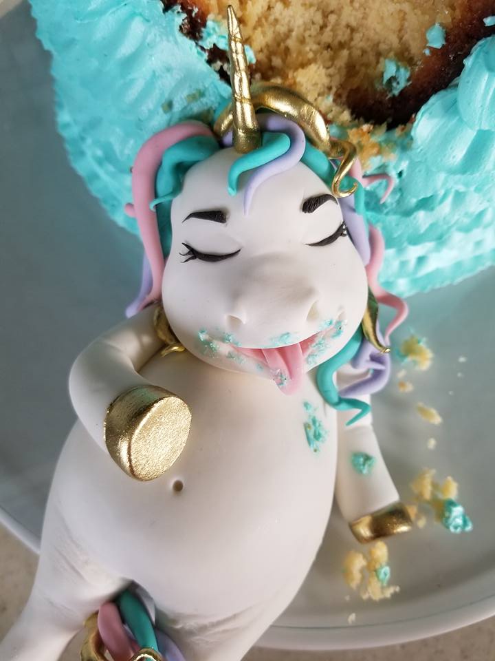 Fat Unicorn Cake