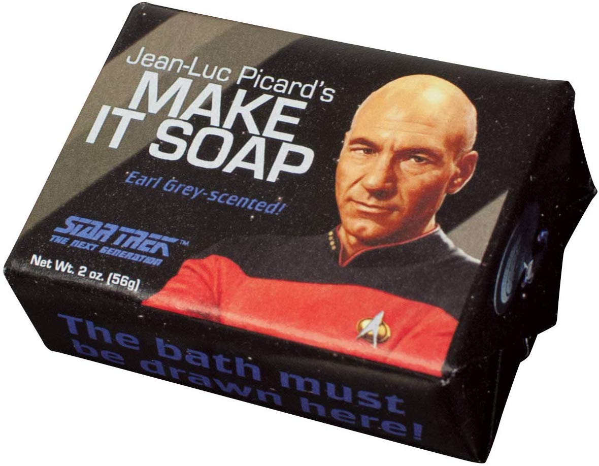 Star Trek Jean Luc Picard Make it Soap! & More Geeky Soaps