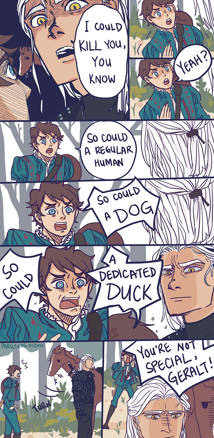 Incorrect Witcher Quote Comic